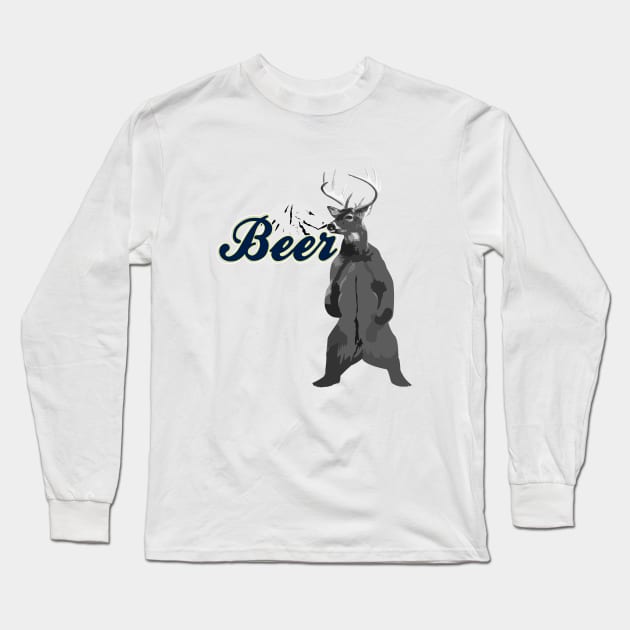 Beer Long Sleeve T-Shirt by TinaGraphics